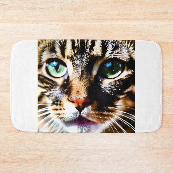Item preview, Animals - Tabby Cat, Pop Art Portrait with Vivid Colors designed and sold by World-Pets.