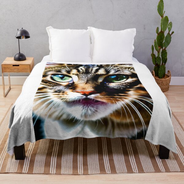 Artikelvorschau, Animals - Tabby Cat, Pop Art Portrait with Vivid Colors entworfen und verkauft von World-Pets.
