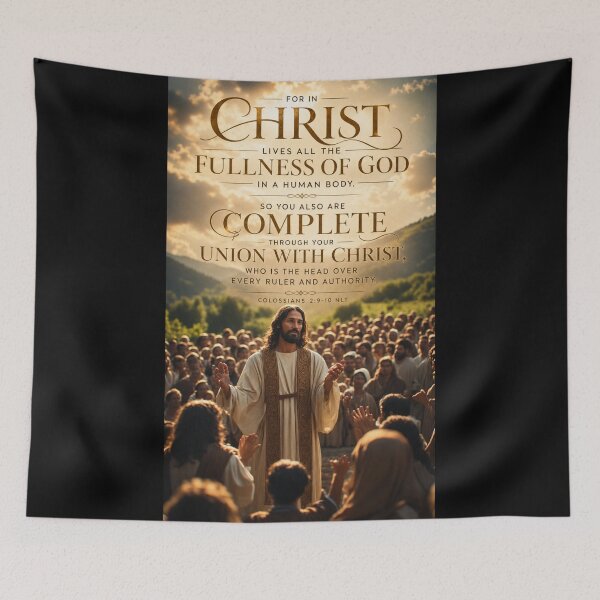 Item preview, Colossians 2:9-10 NLT - JCTRUTHER designed and sold by JCTRUTHERshop.