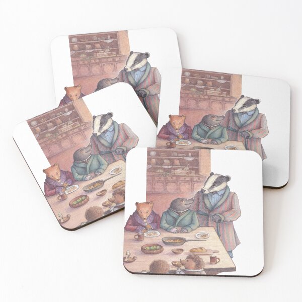 Item preview, Badgers kitchen. Friends having breakfast designed and sold by raZNOTova | TONZ.