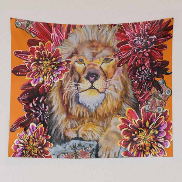 Item preview, Lion, Butterfly, Chrysanthemums Color 8 designed and sold by nastiaart.