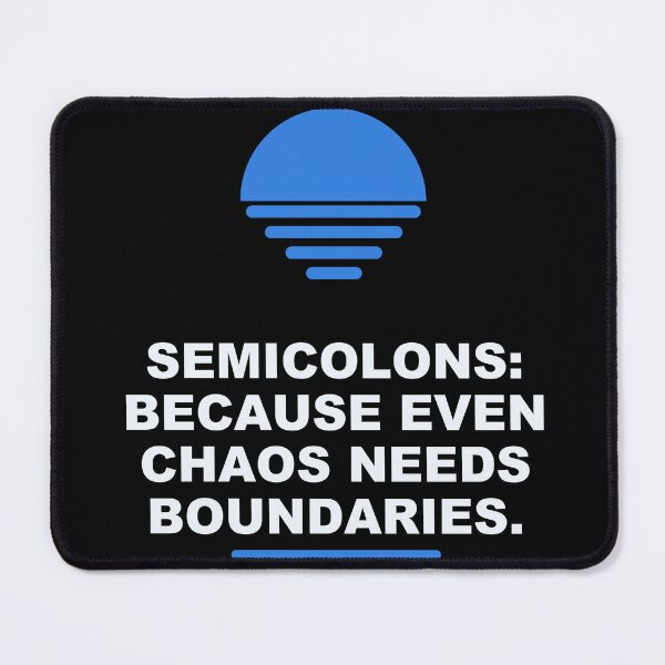 Item preview, Coder Semicolons - Engineer Gift designed and sold by Harlo.co.