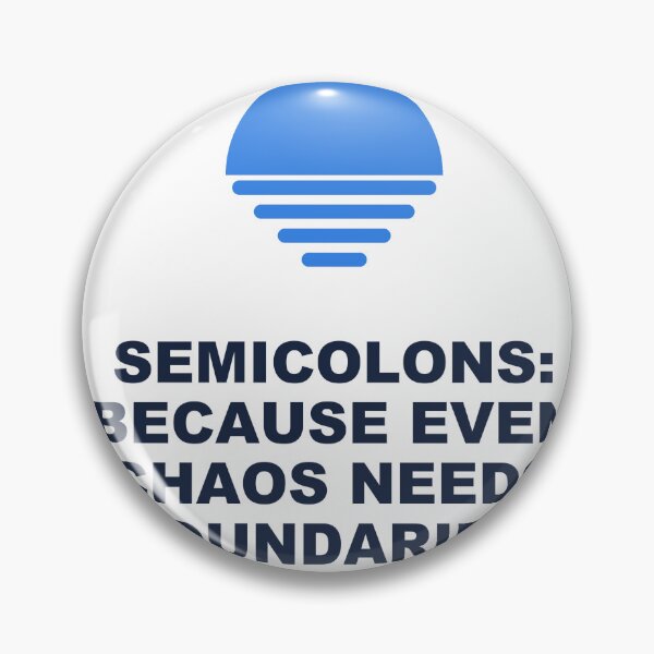 Item preview, Coder Semicolons - Engineer Gift - Light Edition designed and sold by Harlo.co.