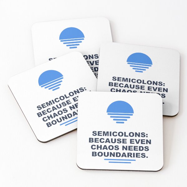 Item preview, Coder Semicolons - Engineer Gift  - Light Edition designed and sold by Harlo.co.
