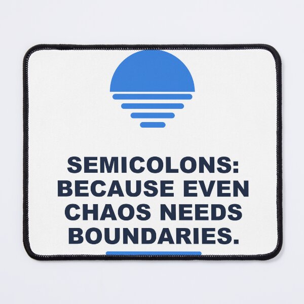 Item preview, Coder Semicolons - Engineer Gift  - Light Edition designed and sold by Harlo.co.