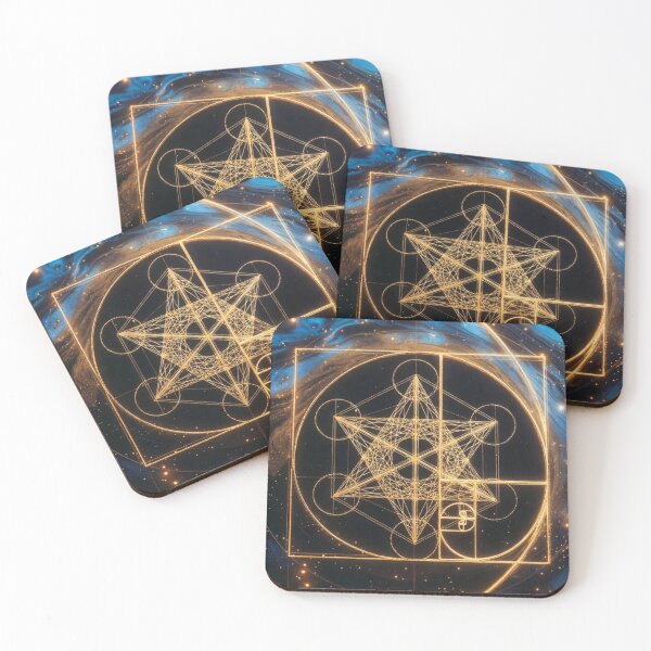 Item preview, Merkaba Cosmic Geometry Wall Art designed and sold by IntelliMindDesigns.