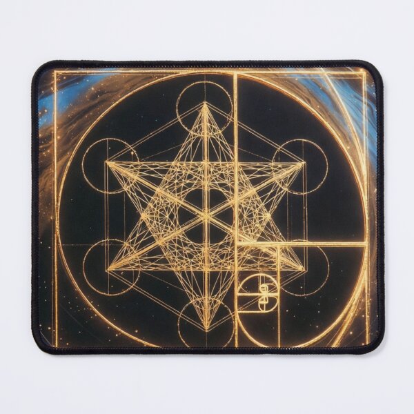 Item preview, Merkaba Cosmic Geometry Wall Art designed and sold by IntelliMindDesigns.
