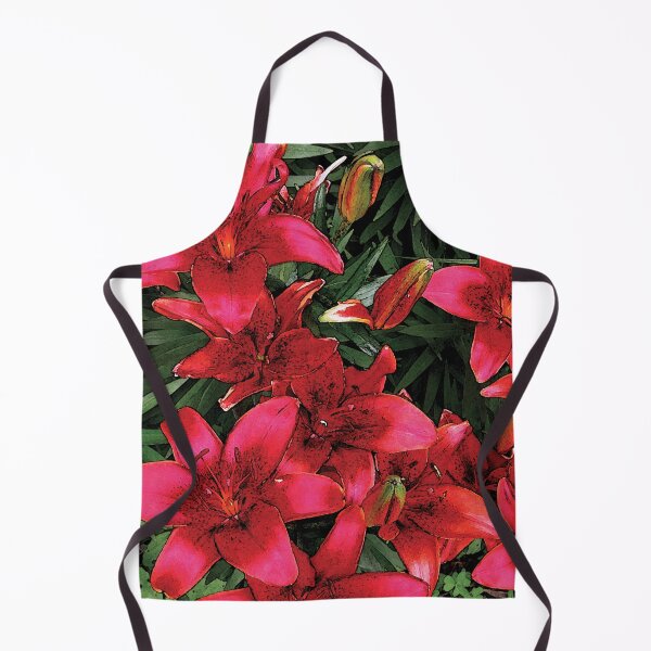 Item preview, Beautiful Bloom Red Spring Lilies Water Color designed and sold by Here's To Endless Possibilities.