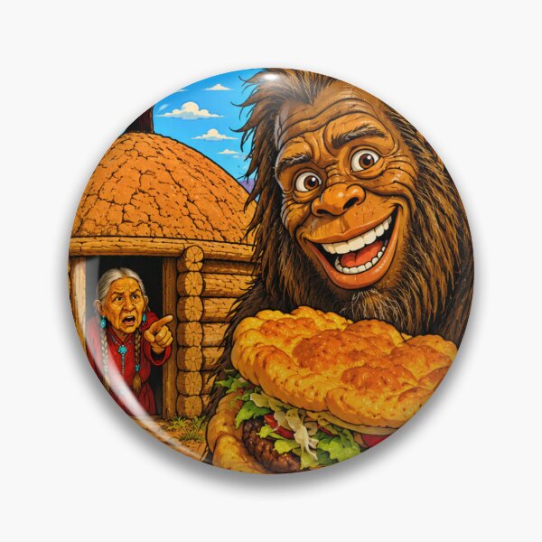 Item preview, Bigfoot Loves Navajo Burgers designed and sold by NativeGraffix.