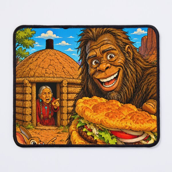 Item preview, Bigfoot Loves Navajo Burgers designed and sold by NativeGraffix.