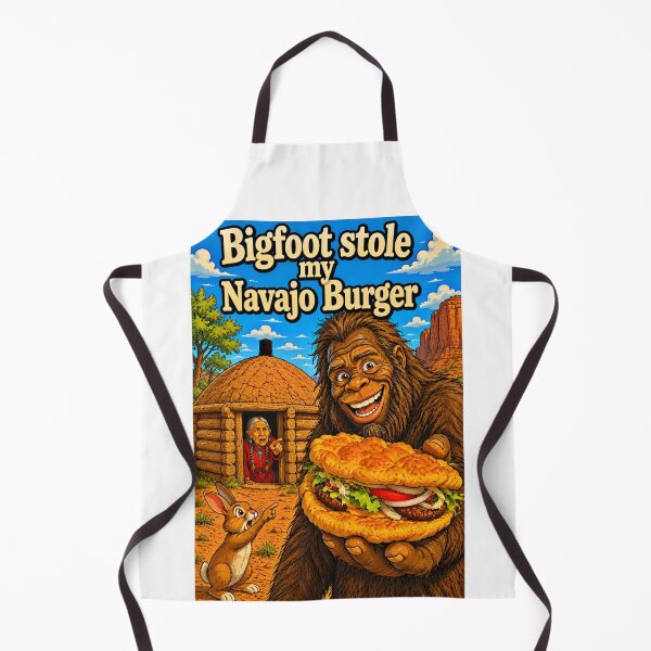Item preview, Bigfoot Loves Navajo Burgers designed and sold by NativeGraffix.