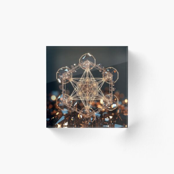 Item preview, 3D Sacred Geometry Crystal Structure designed and sold by IntelliMindDesigns.