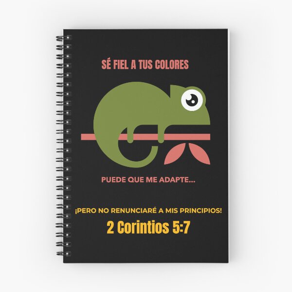 Artikelvorschau, 2. Korinther 5:7 | Caminar por Fe No por Vista | Diseño Cristiano de Camaleón entworfen und verkauft von kjson1.