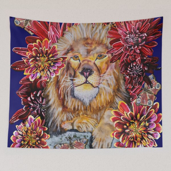 Item preview, Lion, Butterfly, Chrysanthemums Color 9 designed and sold by nastiaart.