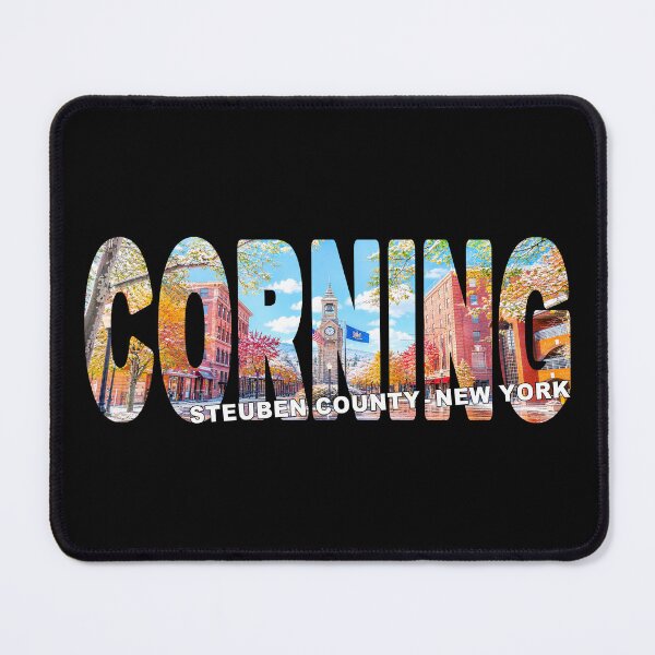 Item preview, CORNING Steuben County New York - State Centerway Clock Tower Fall designed and sold by Adam Gormley.