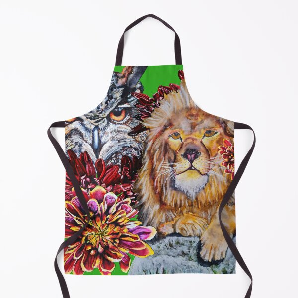 Item preview, Lion, Owl, Chrysanthemums Color 5 designed and sold by nastiaart.