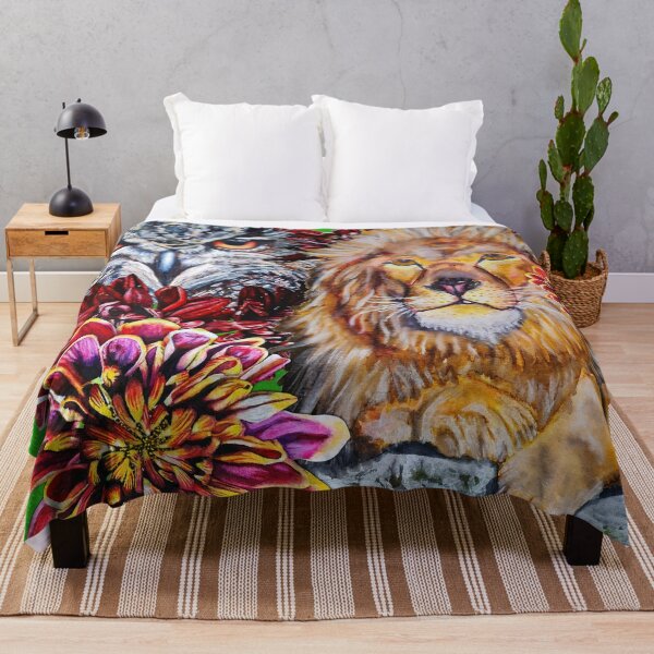 Item preview, Lion, Owl, Chrysanthemums Color 5 designed and sold by nastiaart.