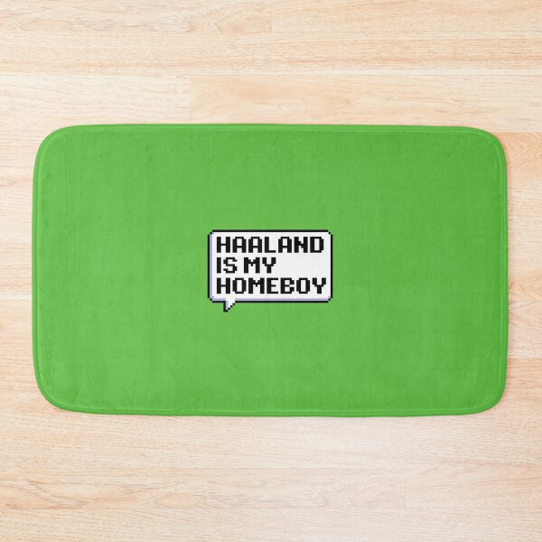 Item preview, Haaland Is My Homeboy – Pixel Speech Bubble Soccer Football Fan Design designed and sold by PixelPuncheur.