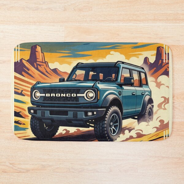 Item preview, Ford Bronco Vintage Style Poster designed and sold by Dimensionality.