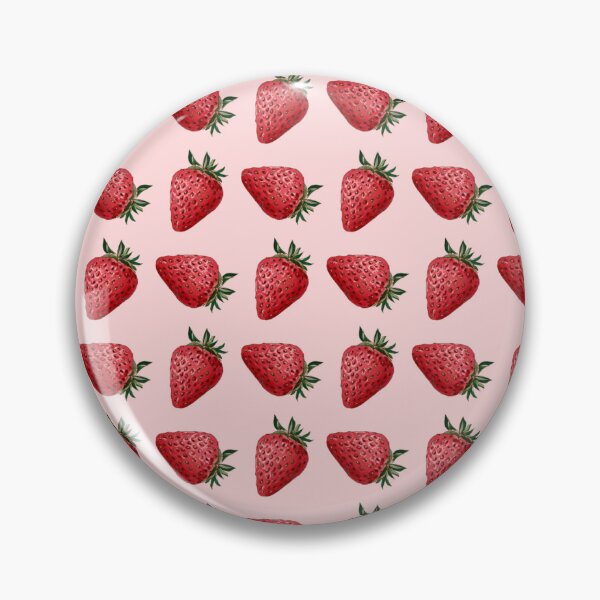 Item preview, Strawberries Pattern No. 2 designed and sold by bubblyrainbow.