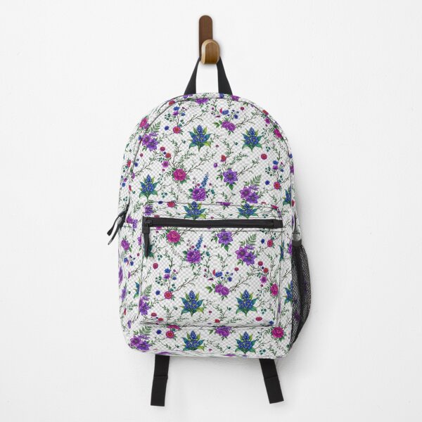 Item preview, Bold purple clematis and cobalt blue,vibrant floral,seamless pattern.n designed and sold by XertHardcore.