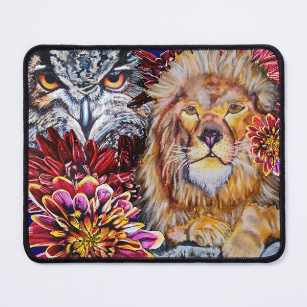 Item preview, Lion, Owl, Chrysanthemums Color 6 designed and sold by nastiaart.