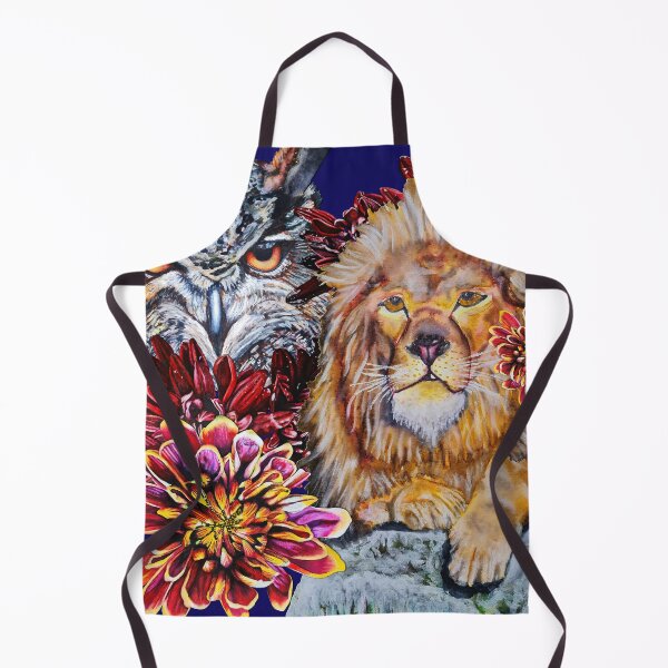 Item preview, Lion, Owl, Chrysanthemums Color 6 designed and sold by nastiaart.