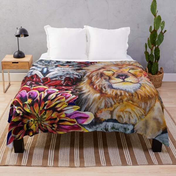 Item preview, Lion, Owl, Chrysanthemums Color 6 designed and sold by nastiaart.