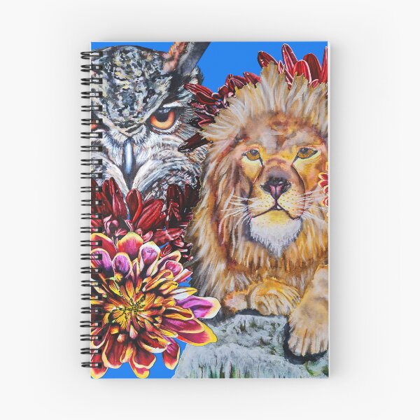 Item preview, Lion, Owl, Chrysanthemums Color 7 designed and sold by nastiaart.