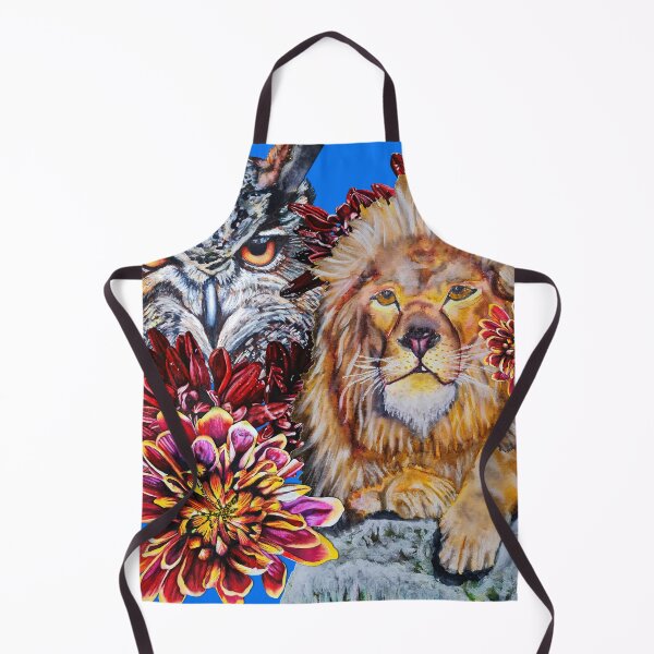 Item preview, Lion, Owl, Chrysanthemums Color 7 designed and sold by nastiaart.