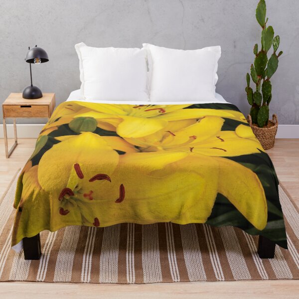 Item preview, Beautiful Bloom Yellow Spring Lilies Photo designed and sold by Here's To Endless Possibilities.