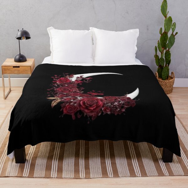 Item preview, Vibrant Crimson Rose Illustration - Classic Red Botanical Art designed and sold by Golden Threads Studio.