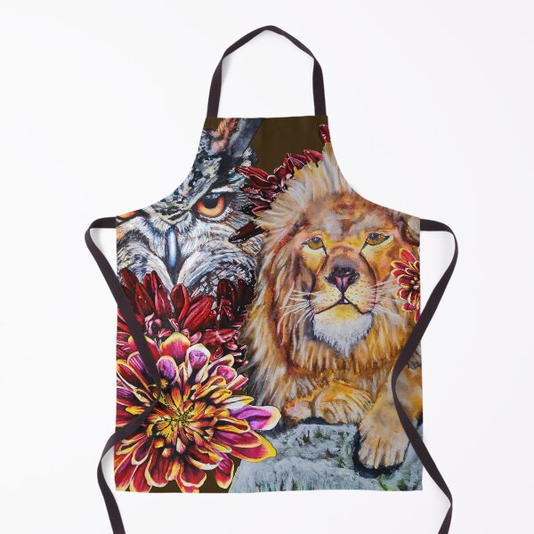 Item preview, Lion, Owl, Chrysanthemums Color 8 designed and sold by nastiaart.