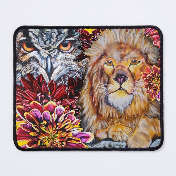 Item preview, Lion, Owl, Chrysanthemums Color 9 designed and sold by nastiaart.