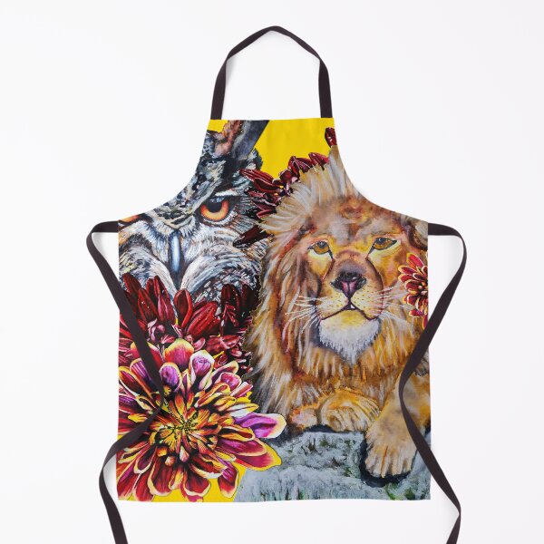 Item preview, Lion, Owl, Chrysanthemums Color 9 designed and sold by nastiaart.