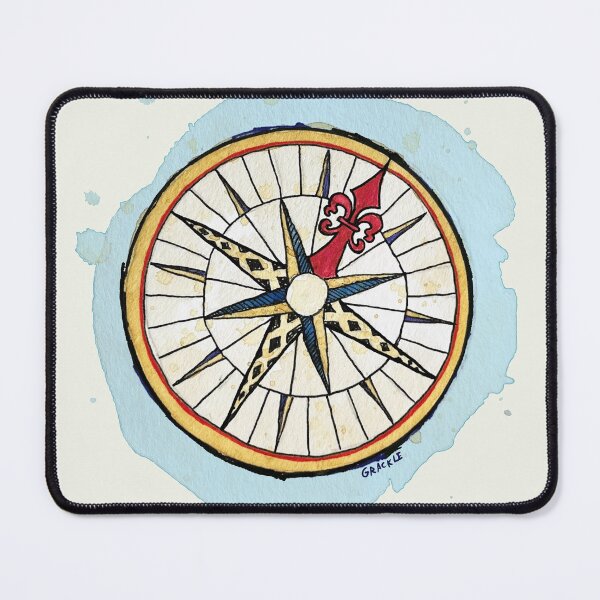 Item preview, The Captain's Compass (Teal Version) designed and sold by JanGrackle.