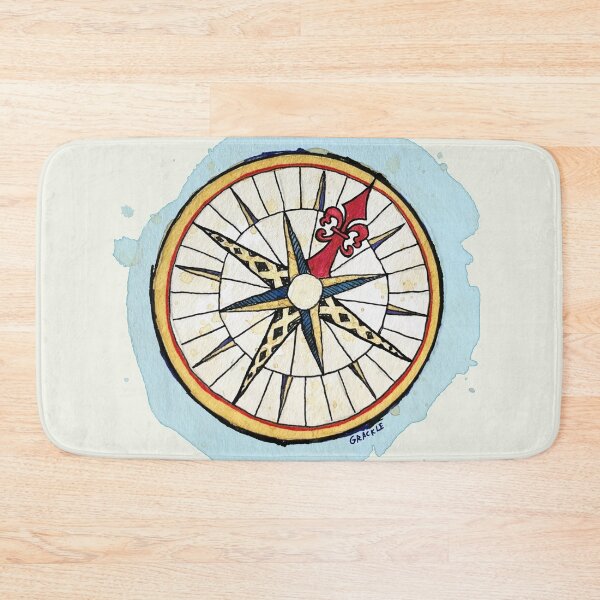 Item preview, The Captain's Compass (Teal Version) designed and sold by JanGrackle.