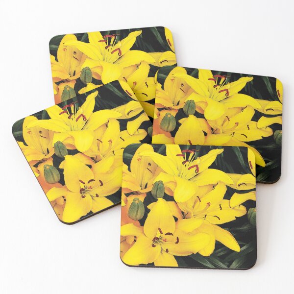 Item preview, Beautiful Bloom Yellow Spring Lilies Water Color designed and sold by Here's To Endless Possibilities.