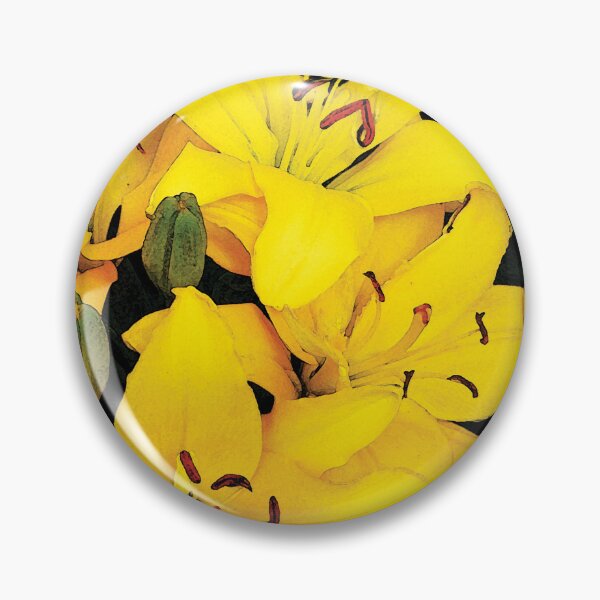 Item preview, Beautiful Bloom Yellow Spring Lilies Water Color designed and sold by Here's To Endless Possibilities.