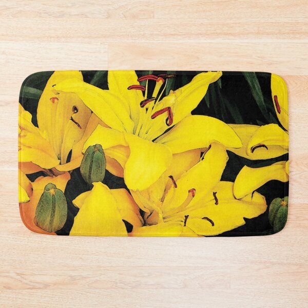 Item preview, Beautiful Bloom Yellow Spring Lilies Water Color designed and sold by Here's To Endless Possibilities.