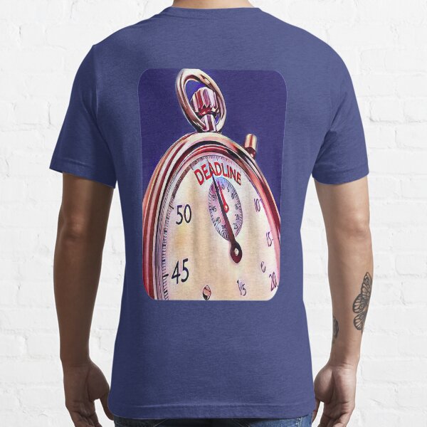 "DeadLine" Tshirt for Sale by Sunleil Redbubble timer tshirts time tshirts deadline t