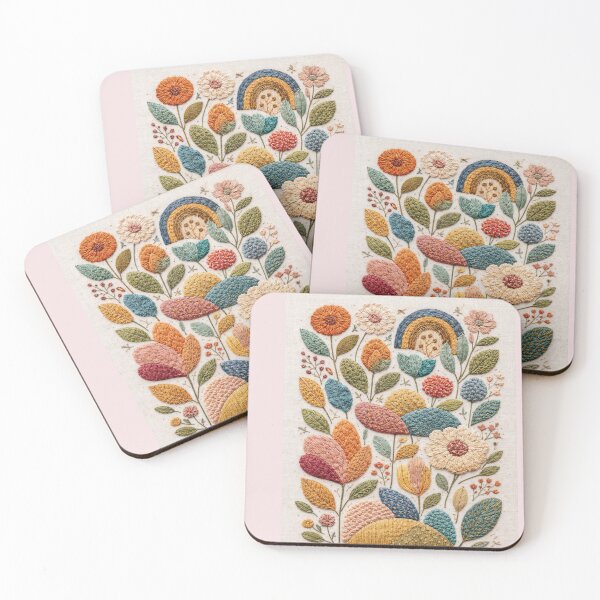 Item preview, Floral Needlepoint C1 designed and sold by CrumbBumStudio.