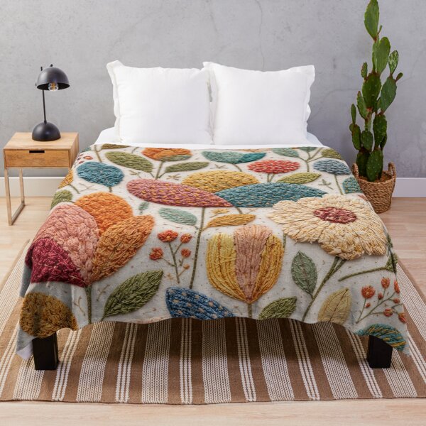 Item preview, Floral Needlepoint C1 designed and sold by CrumbBumStudio.