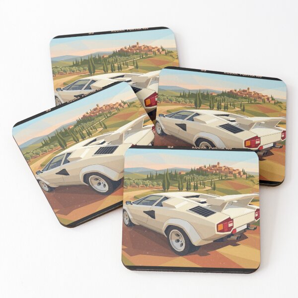Item preview, Lamborghini Countach Geometric Pattern Scene designed and sold by Dimensionality.