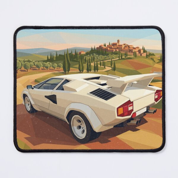 Item preview, Lamborghini Countach Geometric Pattern Scene designed and sold by Dimensionality.