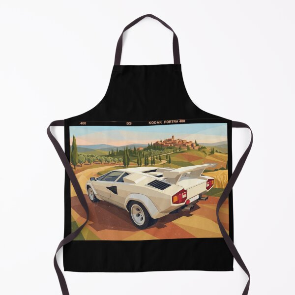Artikelvorschau, Lamborghini Countach geometrisches Muster Szene entworfen und verkauft von Dimensionality.
