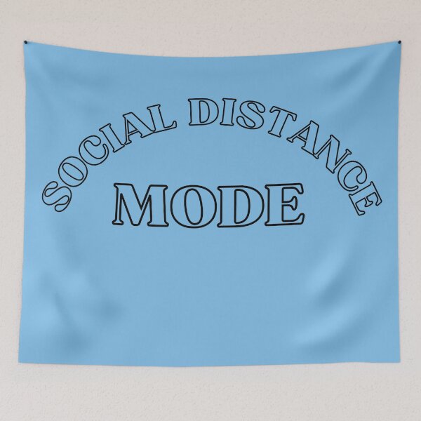 Item preview, Social Distance Mode - Funny Introvert Text Design designed and sold by digitalbob60.