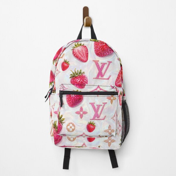 Item preview, Inspired Strawberry Floral Monogram designed and sold by Creative Expressions Art.