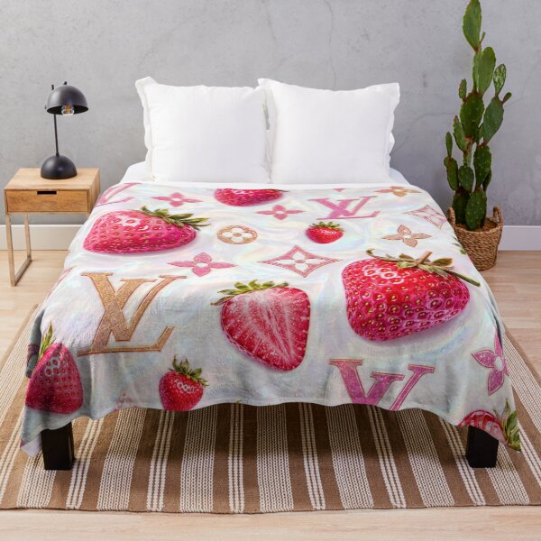 Item preview, Inspired Strawberry Floral Monogram designed and sold by Creative Expressions Art.