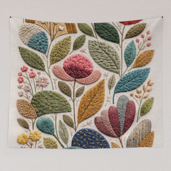 Item preview,  Floral Needlepoint C2 designed and sold by CrumbBumStudio.